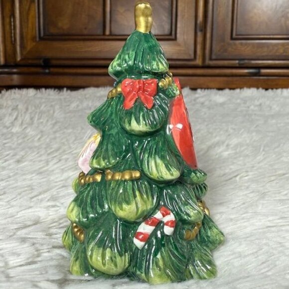 Vintage Coca-Cola Ceramic Santa and Christmas Tree Salt and Pepper Shakers Set - Picture 11 of 15